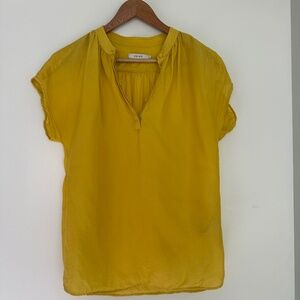 SISSY-BOY Mustard Yellow Silky Top – Size